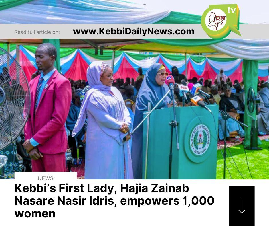 Kebbi’s First Lady, Hajia Zainab Nasare Nasir Idris, empowers 1,000 women